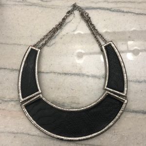 Black and silver necklace